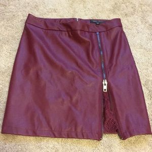 Romeo and Juliet Skirt Medium Burgundy